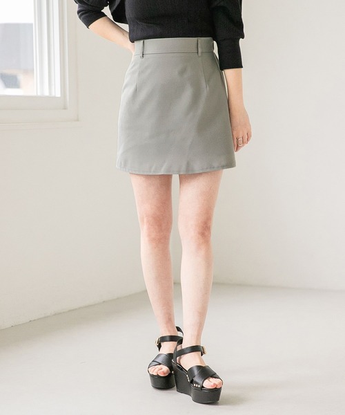 Heather（ヘザー）の「ベーシックタイトミニスカート  277321（スカート・レディース・ライトベージュ/グレー/ブラック・S/M）」の22枚目の写真