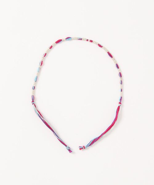 チャイハネ(チャイハネ)の「【チャイハネ】カラリラミサンガ(ブレスレット・メンズ・パープル/ネイビー/グレー/コーラル/ミント/ブラック×レッド/カラフル/イエロー×グリーン/ピンク×イエロー/オレンジ/ブルー/ピンク・FREE)」の7枚目の写真