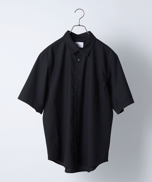 SHIPS any（シップス エニィ）の「SHIPS any: 【ウォッシャブル】CROSS MOVA ストレッチ リラックス  半袖 シャツ  セットアップ対応（シャツ/ブラウス・メンズ・ブラック/チャコールグレー/ブラウン・SMALL/MEDIUM/LARGE/X-LARGE）」の17枚目の写真