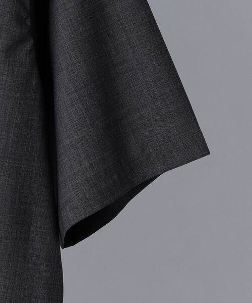 SHIPS any（シップス エニィ）の「SHIPS any: 【ウォッシャブル】CROSS MOVA ストレッチ リラックス  半袖 シャツ  セットアップ対応（シャツ/ブラウス・メンズ・ブラック/チャコールグレー/ブラウン・SMALL/MEDIUM/LARGE/X-LARGE）」の7枚目の写真