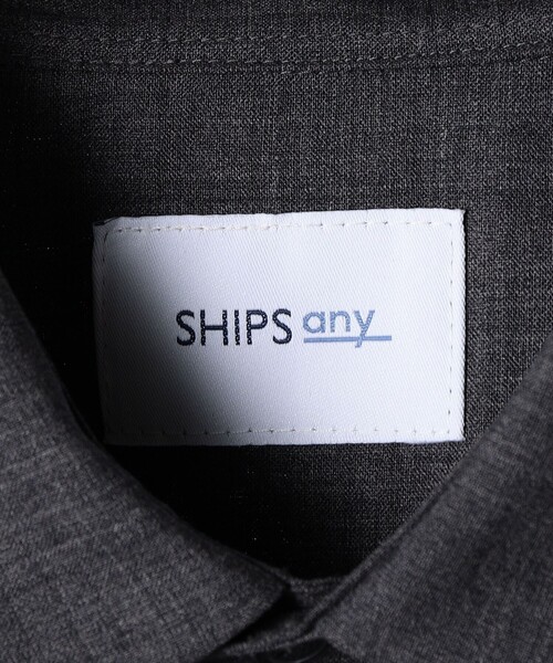 SHIPS any（シップス エニィ）の「SHIPS any: 【ウォッシャブル】CROSS MOVA ストレッチ リラックス  半袖 シャツ  セットアップ対応（シャツ/ブラウス・メンズ・ブラック/チャコールグレー/ブラウン・SMALL/MEDIUM/LARGE/X-LARGE）」の16枚目の写真