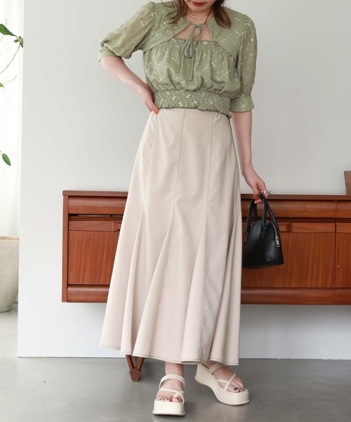 archives（アルシーヴ）の「デコルテデザイン２ｗａｙブラウス（シャツ/ブラウス・レディース・ブラック/グリーン/アイボリー・MEDIUM）」の19枚目の写真