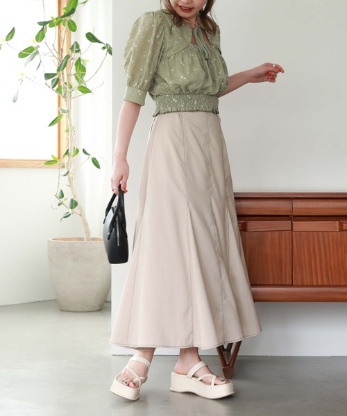 archives（アルシーヴ）の「デコルテデザイン２ｗａｙブラウス（シャツ/ブラウス・レディース・ブラック/グリーン/アイボリー・MEDIUM）」の20枚目の写真