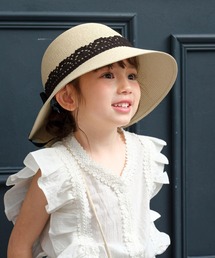 Rora（ローラ）の「マンゴ リボン 麦わら帽子（ハット）」