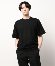 【PAZZO】 シルケット天竺 クルーネック S/S TEE/半袖Tシャツ