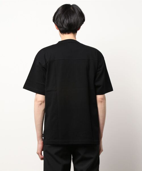PAZZO(パッゾ)の「【PAZZO】 シルケット天竺 クルーネック S/S TEE/半袖Tシャツ(Tシャツ/カットソー・メンズ・ブラック/ホワイト系1・2/3)」の4枚目の写真