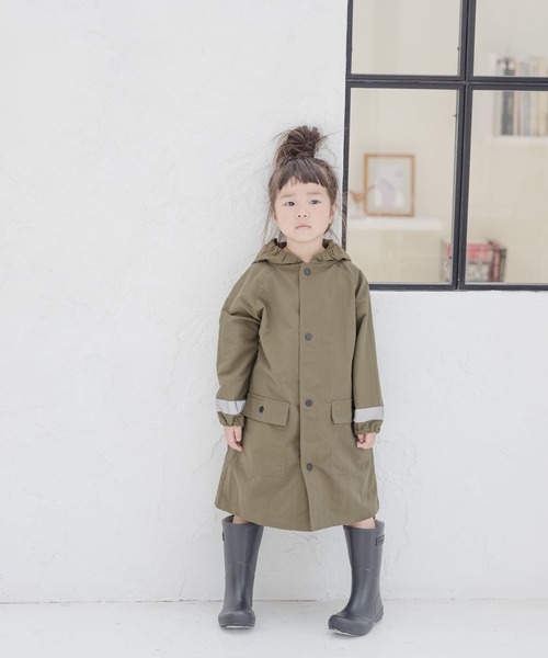 LOWRYS FARM(ローリーズファーム)の「レインコート 264775(レインコート/ポンチョ・キッズ・カーキ/イエロー/ドット・110cm/130cm/150cm)」の14枚目の写真