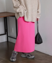 【TALLサイズあり】リップルカラーナロースカート