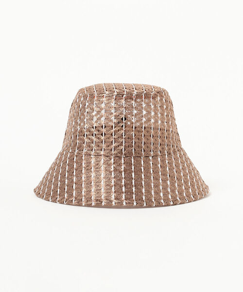 Ray BEAMS（レイビームス）の「La Maison de Lyllis / GLASS ハット（ハット・レディース・ブラウン/グリーン系その他2・ONE SIZE）」の5枚目の写真