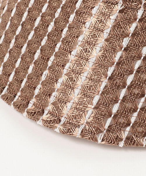 Ray BEAMS（レイビームス）の「La Maison de Lyllis / GLASS ハット（ハット・レディース・ブラウン/グリーン系その他2・ONE SIZE）」の4枚目の写真