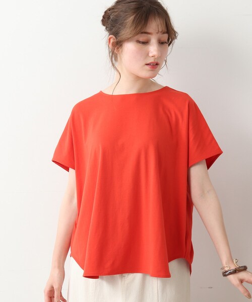 DRESKIP(ドレスキップ)の「◆後ろギャザープルオーバー(Tシャツ/カットソー・レディース・オフホワイト/ブラック/ダークオレンジ/ライトベージュ・02/03)」の15枚目の写真