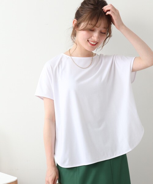 DRESKIP(ドレスキップ)の「◆後ろギャザープルオーバー(Tシャツ/カットソー・レディース・オフホワイト/ブラック/ダークオレンジ/ライトベージュ・02/03)」の16枚目の写真