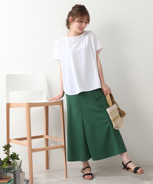 DRESKIP(ドレスキップ)の「◆後ろギャザープルオーバー(Tシャツ/カットソー・レディース・オフホワイト/ブラック/ダークオレンジ/ライトベージュ・02/03)」の13枚目の写真