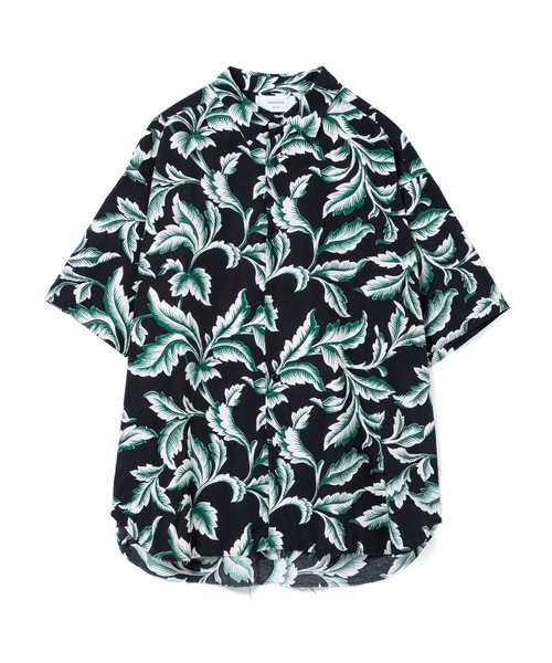 Sandinista(サンディニスタ)の「Leaf Pattern Rayon S/S Shirt / レーヨンリーフ柄半袖シャツ(シャツ/ブラウス・メンズ・ブラウン/ブラック・SMALL/LARGE/MEDIUM)」の6枚目の写真