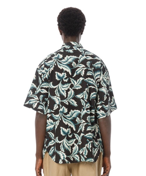 Sandinista(サンディニスタ)の「Leaf Pattern Rayon S/S Shirt / レーヨンリーフ柄半袖シャツ(シャツ/ブラウス・メンズ・ブラウン/ブラック・SMALL/LARGE/MEDIUM)」の16枚目の写真