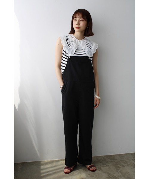 GeeRA(ジーラ)の「カットワーク刺しゅう付け衿(付け襟・レディース・ホワイト/オフホワイト/ブラック・FREE)」の15枚目の写真