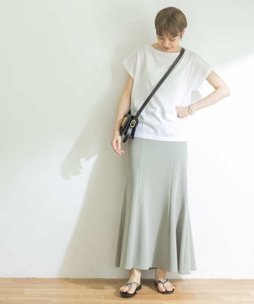 URBAN RESEARCH（アーバンリサーチ）の「カットマーメイドスカート（スカート・レディース・ブラック/グリーン系その他・FREE）」の10枚目の写真