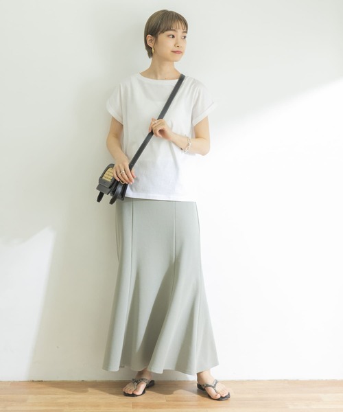 URBAN RESEARCH（アーバンリサーチ）の「カットマーメイドスカート（スカート・レディース・ブラック/グリーン系その他・FREE）」の11枚目の写真