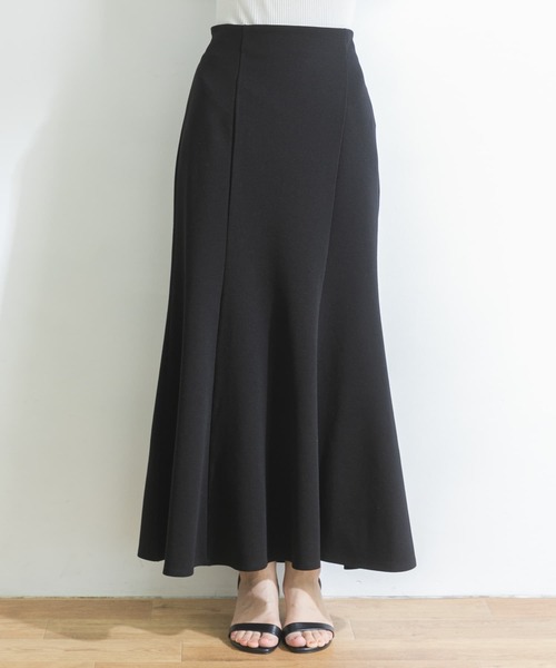 URBAN RESEARCH（アーバンリサーチ）の「カットマーメイドスカート（スカート・レディース・ブラック/グリーン系その他・FREE）」の12枚目の写真