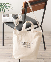 ikka | 2WAYキャンバストートバッグ(ショルダーバッグ)