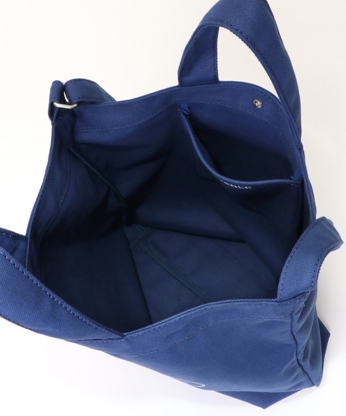 ikka(イッカ)の「2WAYキャンバストートバッグ(ショルダーバッグ・メンズ・ブラック/ネイビー/ブラウン/グレー/オフホワイト/オリーブ/オレンジ/ブルー/マスタード/ブルー系その他/ベージュ/セージグリーン・FREE)」の16枚目の写真