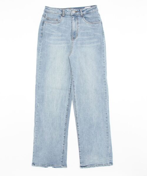 KOBE LETTUCE（コウベレタス）の「バックスリットハイライズデニム（デニムパンツ・レディース・ライトブルー/ブラック/グレー/インディゴブルー・M/PM/PS/S）」の9枚目の写真