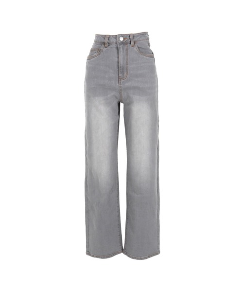 KOBE LETTUCE（コウベレタス）の「バックスリットハイライズデニム（デニムパンツ・レディース・ライトブルー/ブラック/グレー/インディゴブルー・M/PM/PS/S）」の7枚目の写真