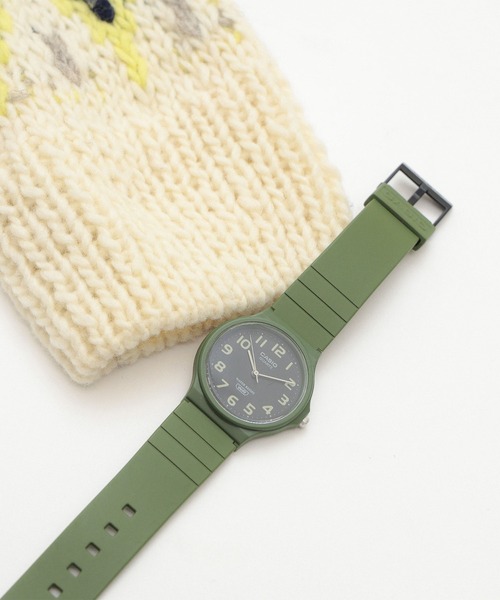 CASIO（カシオ）の「CASIO / MQ24 COLOR（アナログ腕時計・レディース・ネイビー/オリーブ/ブラウン系その他・ONE SIZE）」の4枚目の写真