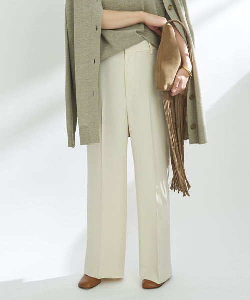 plage（プラージュ）の「《予約》washable straight パンツ（その他パンツ・レディース・グリーン系その他/ダークブルー/ホワイト・36/38/34）」の2枚目の写真