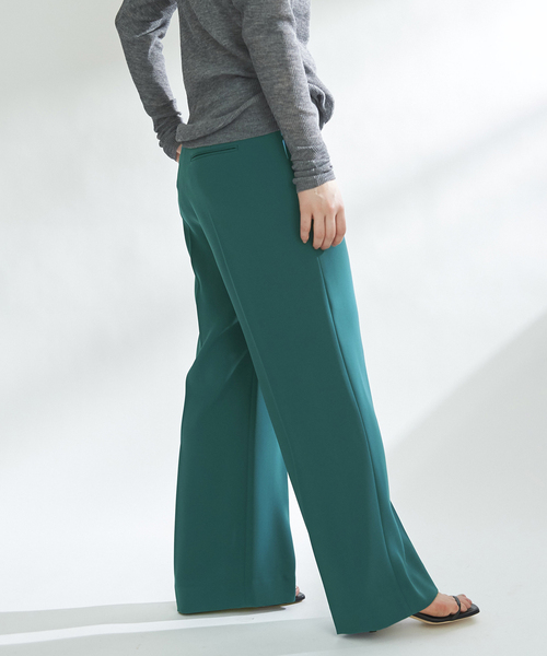 plage（プラージュ）の「《予約》washable straight パンツ（その他パンツ・レディース・グリーン系その他/ダークブルー/ホワイト・36/38/34）」の7枚目の写真