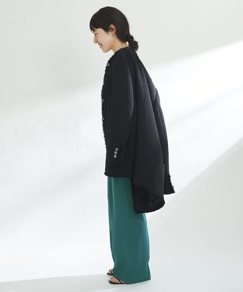 plage（プラージュ）の「《予約》washable straight パンツ（その他パンツ・レディース・グリーン系その他/ダークブルー/ホワイト・36/38/34）」の9枚目の写真