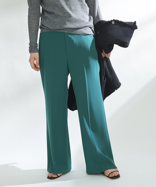 plage（プラージュ）の「《予約》washable straight パンツ（その他パンツ・レディース・グリーン系その他/ダークブルー/ホワイト・36/38/34）」の10枚目の写真