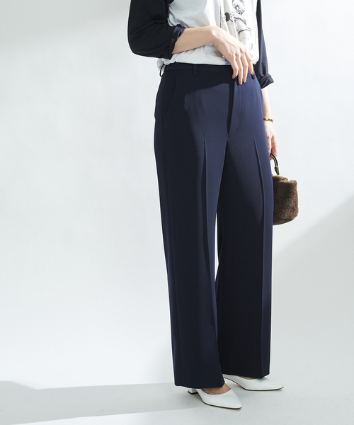 plage（プラージュ）の「《予約》washable straight パンツ（その他パンツ・レディース・グリーン系その他/ダークブルー/ホワイト・36/38/34）」の16枚目の写真