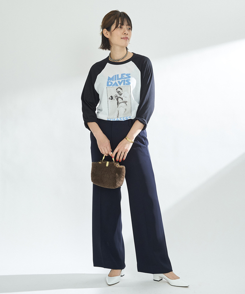 plage（プラージュ）の「《予約》washable straight パンツ（その他パンツ・レディース・グリーン系その他/ダークブルー/ホワイト・36/38/34）」の18枚目の写真