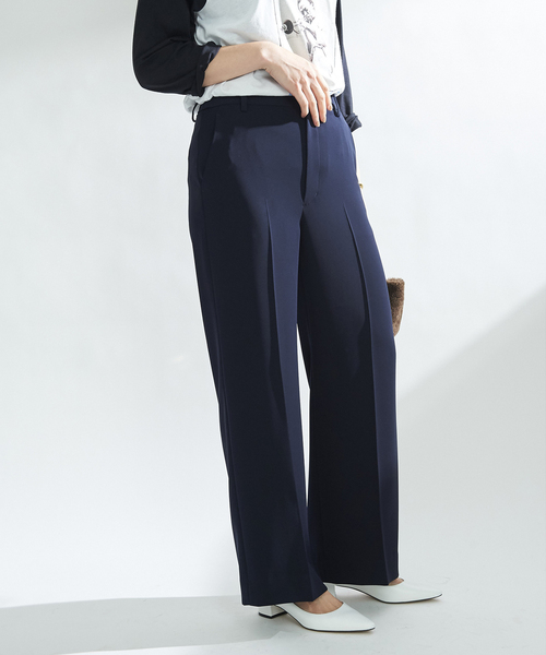 plage（プラージュ）の「《予約》washable straight パンツ（その他パンツ・レディース・グリーン系その他/ダークブルー/ホワイト・36/38/34）」の19枚目の写真