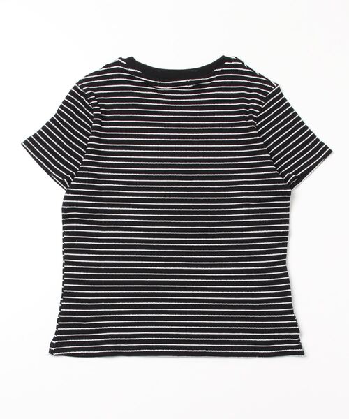 Auntie Rosa(アンティローザ)の「シンプルボーダーカットソー(Tシャツ/カットソー・レディース・ブラック/ベージュ・FREE)」の7枚目の写真