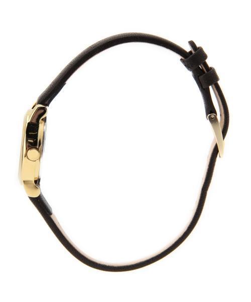 TIMEX（タイメックス）の「TIMEX / Cavatina Leather（アナログ腕時計・レディース・ブラック・ONE SIZE）」の2枚目の写真