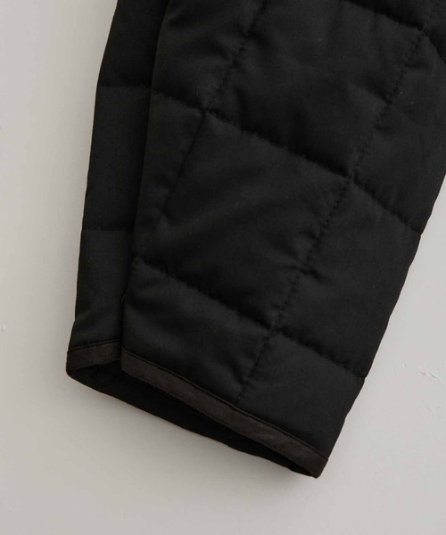 リサイクルキルトオーバーサイズノーカラーセミダブルコート/サスティナブル/ユニセックス