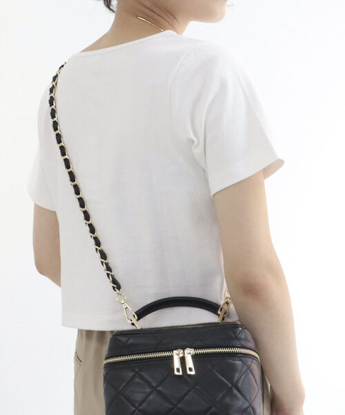 fredy emue（フレディエミュ）の「ヘンリーネック　クロップドTシャツ（Tシャツ/カットソー・レディース・ブラック/グレー/オフホワイト・38）」の9枚目の写真