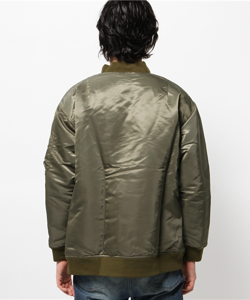 OUTLET(アウトレット)の「【WHO'S WHO gallery】EM中綿入リBIGMA-1(MA-1・メンズ・カーキ・FREE)」の9枚目の写真