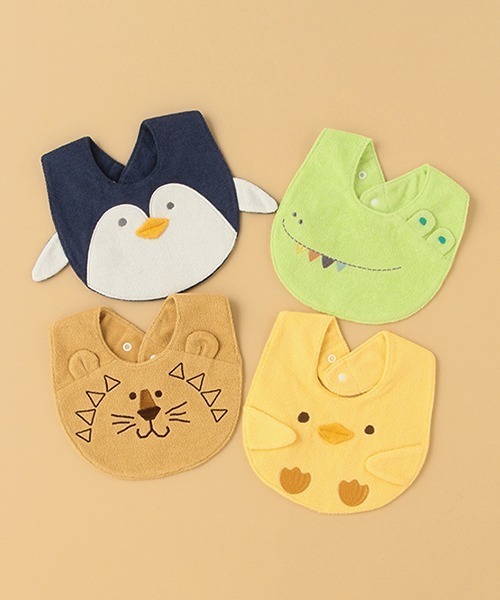 kladskap（クレードスコープ）の「アニマルスタイ（スタイ/よだれかけ・キッズ・ベージュ/クリーム/ネイビー/ライトグリーン・FREE）」の9枚目の写真