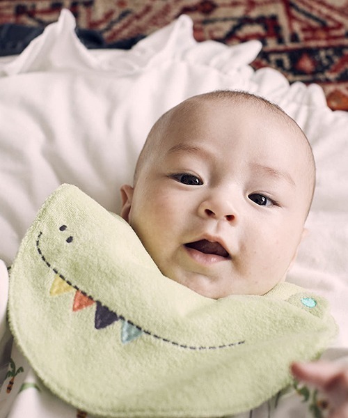 kladskap（クレードスコープ）の「アニマルスタイ（スタイ/よだれかけ・キッズ・ベージュ/クリーム/ネイビー/ライトグリーン・FREE）」の18枚目の写真