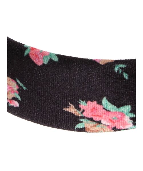 merry jenny（メリージェニー）の「floralベロアカチューシャ（カチューシャ・レディース・オフホワイト/ブラック・FREE）」の4枚目の写真