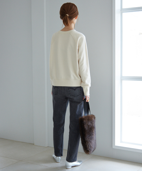 SLOBE IENA（スローブイエナ）の「Place de Etoileスウェット（スウェット・レディース・ナチュラル/ネイビー/パープル・FREE）」の5枚目の写真