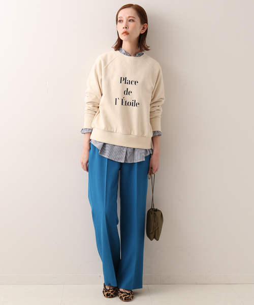 SLOBE IENA（スローブイエナ）の「Place de Etoileスウェット（スウェット・レディース・ナチュラル/ネイビー/パープル・FREE）」の7枚目の写真