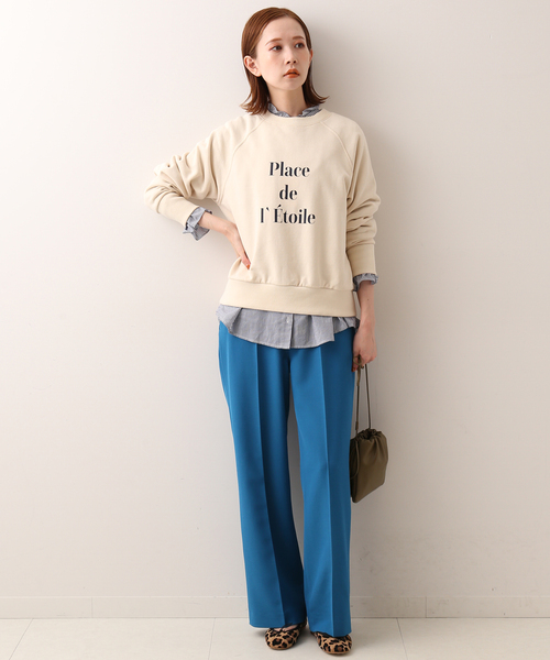 SLOBE IENA（スローブイエナ）の「Place de Etoileスウェット（スウェット・レディース・ナチュラル/ネイビー/パープル・FREE）」の8枚目の写真