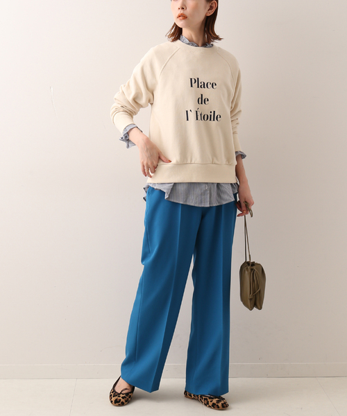 SLOBE IENA（スローブイエナ）の「Place de Etoileスウェット（スウェット・レディース・ナチュラル/ネイビー/パープル・FREE）」の9枚目の写真