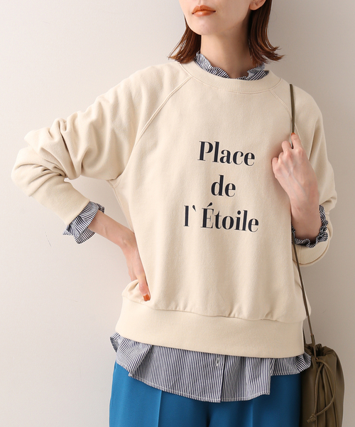 SLOBE IENA（スローブイエナ）の「Place de Etoileスウェット（スウェット・レディース・ナチュラル/ネイビー/パープル・FREE）」の13枚目の写真