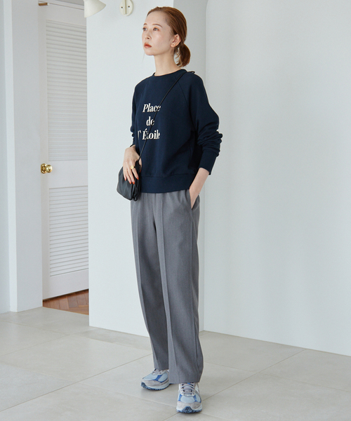 SLOBE IENA（スローブイエナ）の「Place de Etoileスウェット（スウェット・レディース・ナチュラル/ネイビー/パープル・FREE）」の16枚目の写真