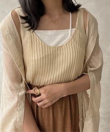 apres jour clair | 【apres jour clair】【SET UP可能】メッシュライクビスチェ【ZOZOTOWN限定アイテム】(ベスト)
